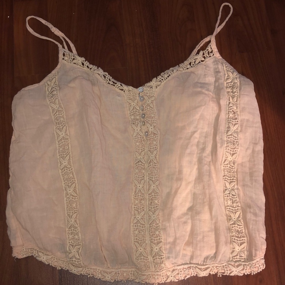 American Eagle Outfitters Creamy Pink tank top
